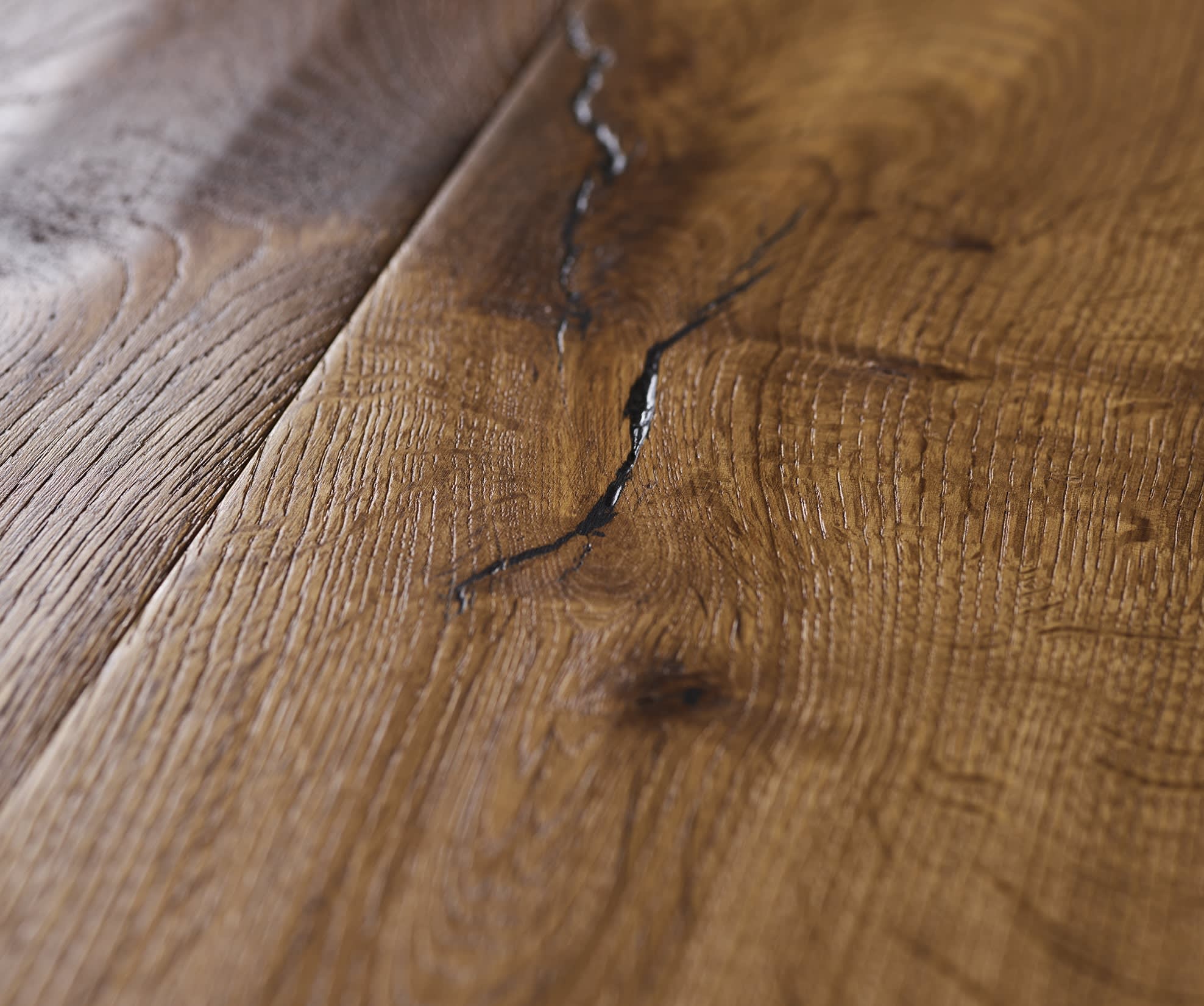 Montpellier Oak Smoked Brushed Hand-Scraped Oiled Hardwood Flooring - Image 4
