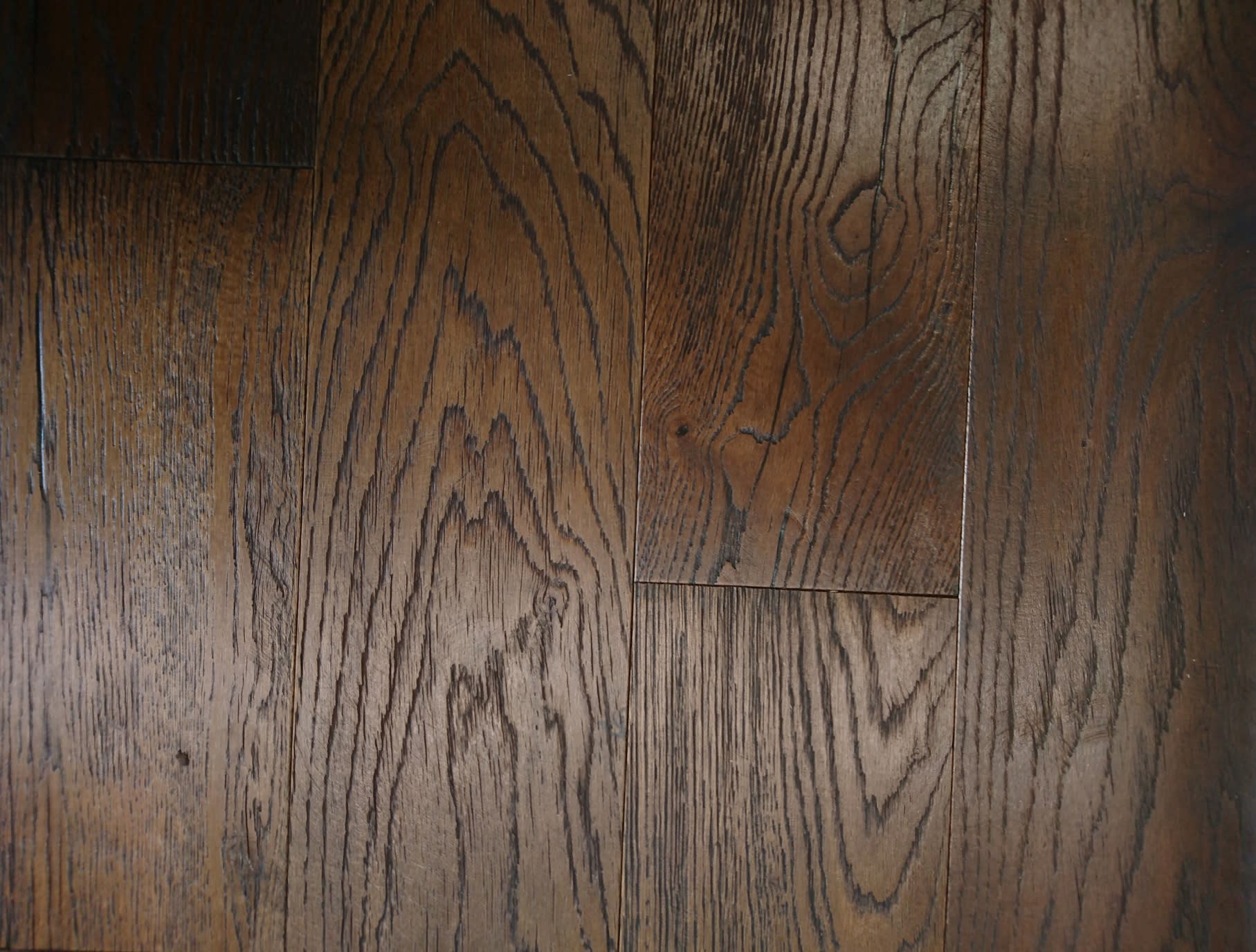 Hawkshead Antique Stained Oak Heavy Brushed Hardwax Hardwood Engineered Wood Flooring - Image 5