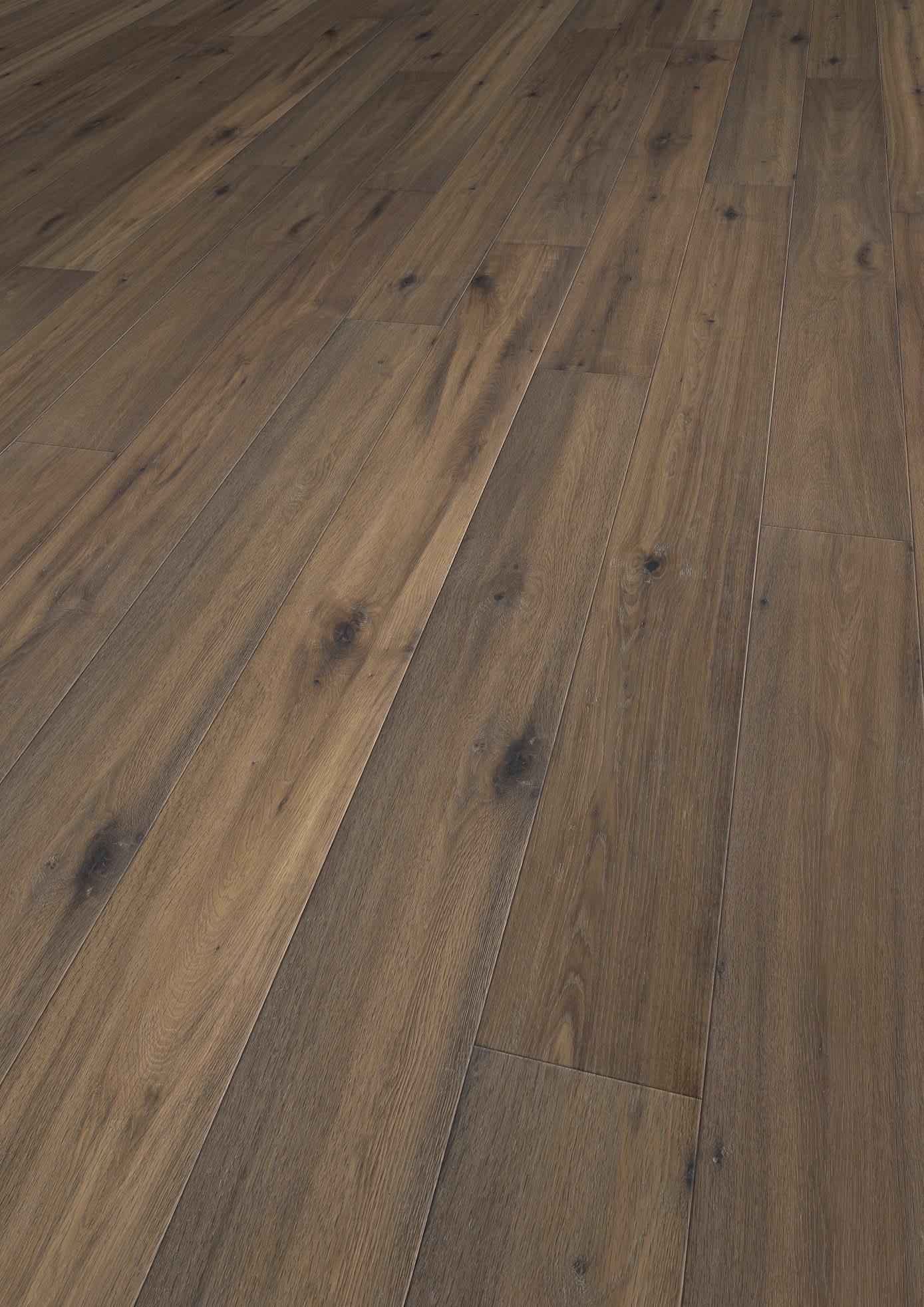 Alaskan Smoked Oak Rustic Brushed Oiled Handscraped Engineered Hardwood Flooring - Image 5