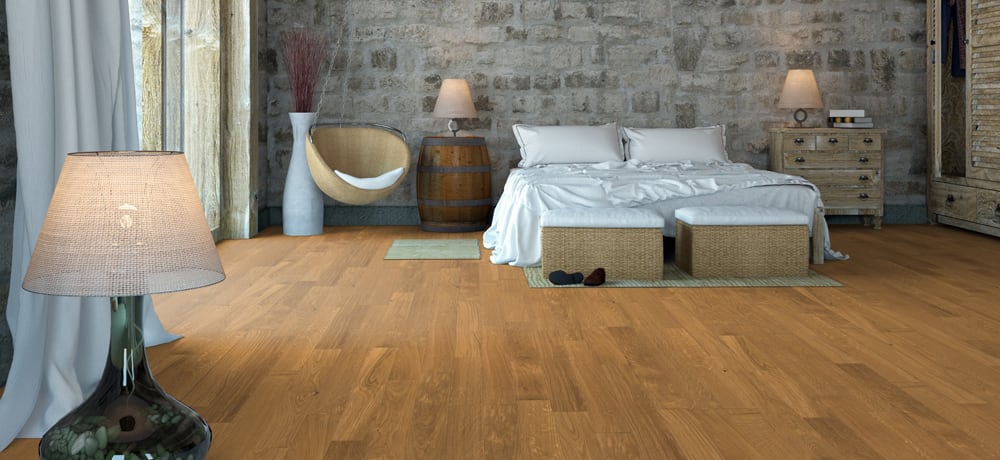 Oak Natural Brushed Oiled 14mm x 125mm Engineered Hardwood Flooring - Image 3
