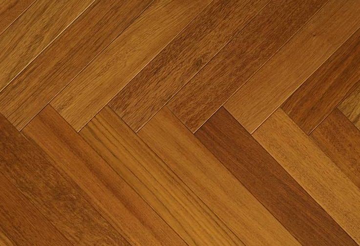 Jatoba Prime 280mm Engineered Parquet Block - Herringbone
