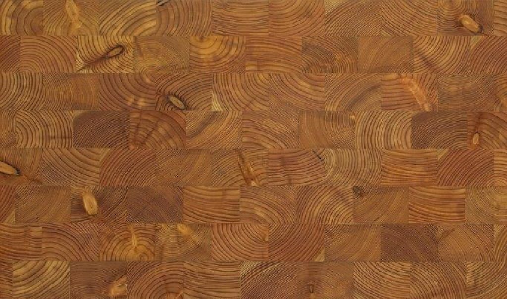Larch End Grain Natural Block Parquet Flooring - Image 2