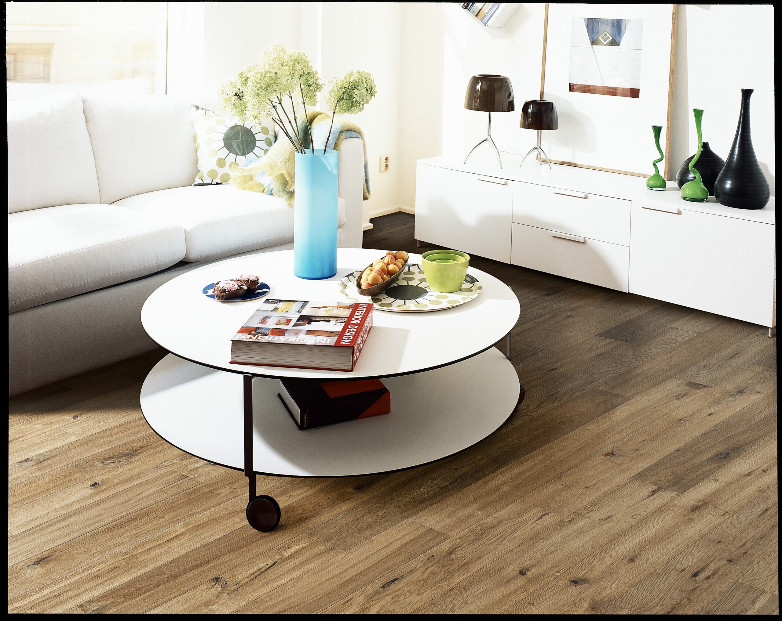 Crater Light Smoked Oak Brushed Oiled Hand scraped Hardwood Engineered Wood Flooring - Image 2