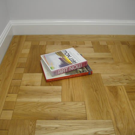 Rustic Oak 230mm Herringbone Parquet Block - Image 4