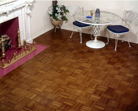 Izombe (African Teak) 5 Finger Mosaic Parquet - Image 2