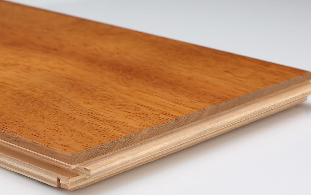 Iroko 180mm Lacquered Engineered Hardwood Flooring - Image 3