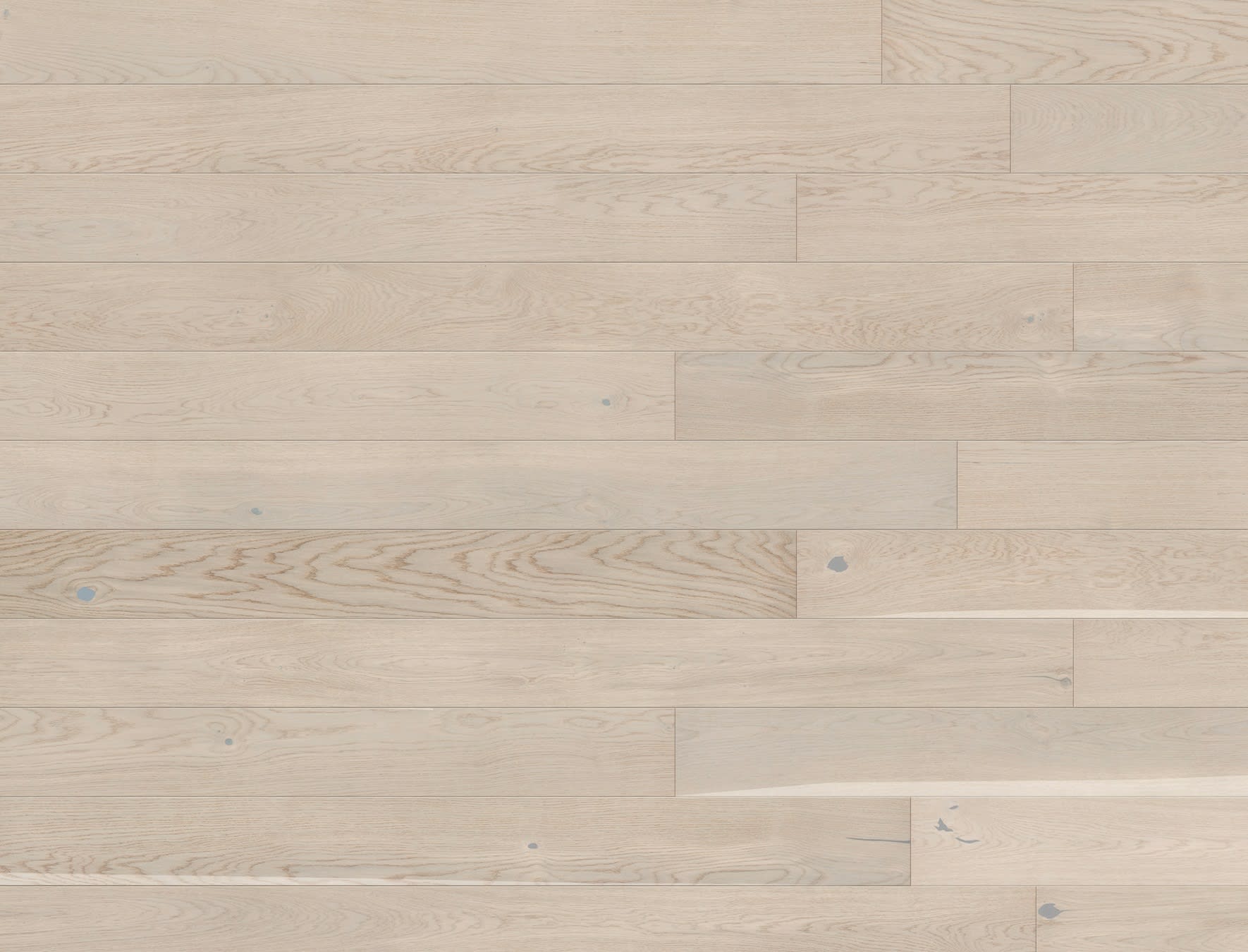 Chamonix Pure White Stained Oak Brushed UV-Oiled Engineered Hardwood Flooring - Image 2