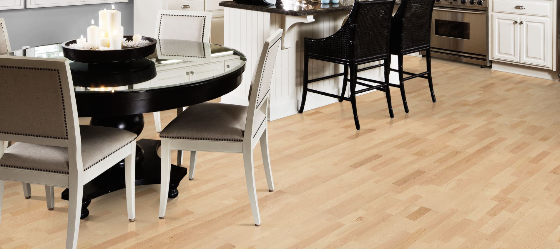 3 Strip Maple (Canadian) Engineered Hardwood Flooring - Image 3