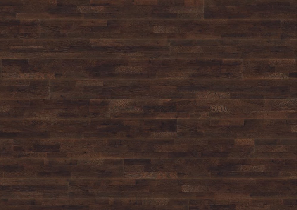 3 Strip Ebony Stained Oak Brushed Lacquered Engineered Hardwood Flooring