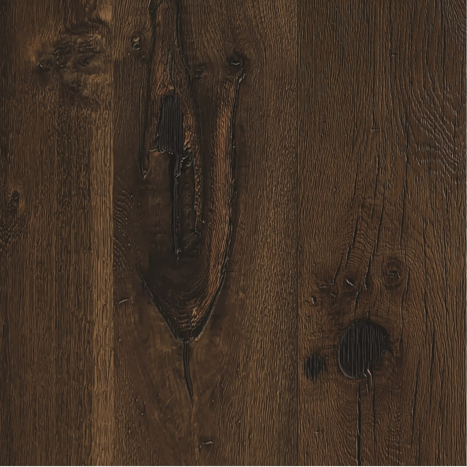 Whitechapel Heavy Smoked Oak Natural Oiled Reclaimed Engineered Hardwood Flooring - Image 2