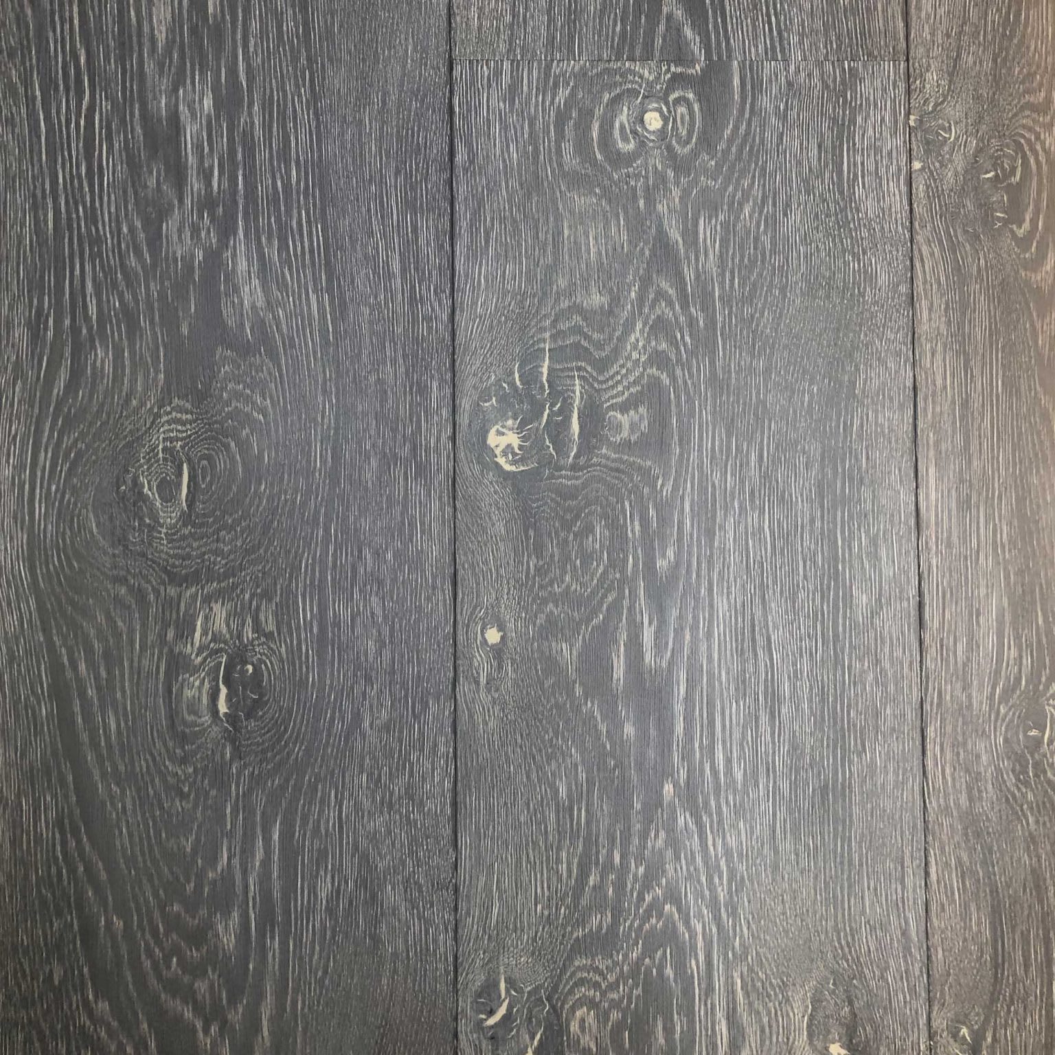 Inyo Forest Burnt and Stained Oak Brushed Multi-Width Engineered Hardwood Flooring