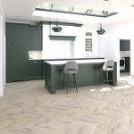 Dunnottar Rustic Oak Brushed & Matt Lacquered Engineered Herringbone Wood Flooring - Image 9