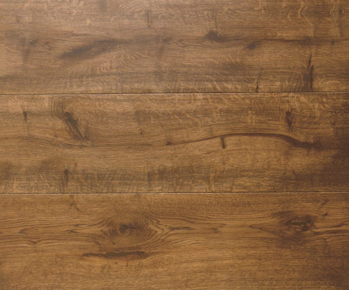 African Walnut Brown Oak Hardwax Oiled Engineered Hardwood Flooring
