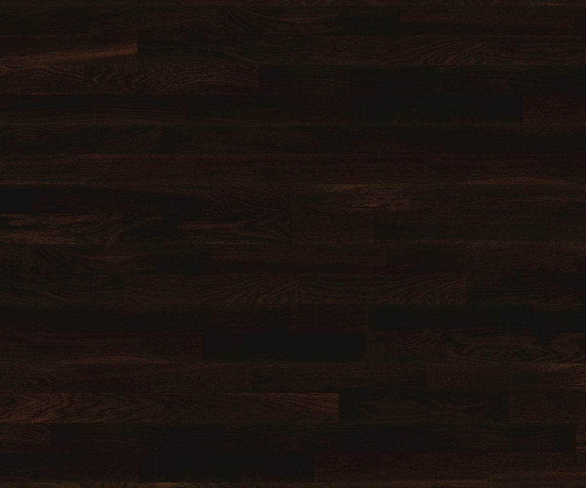 3 Strip Black Stained Oak Lacquered Engineered Hardwood Flooring