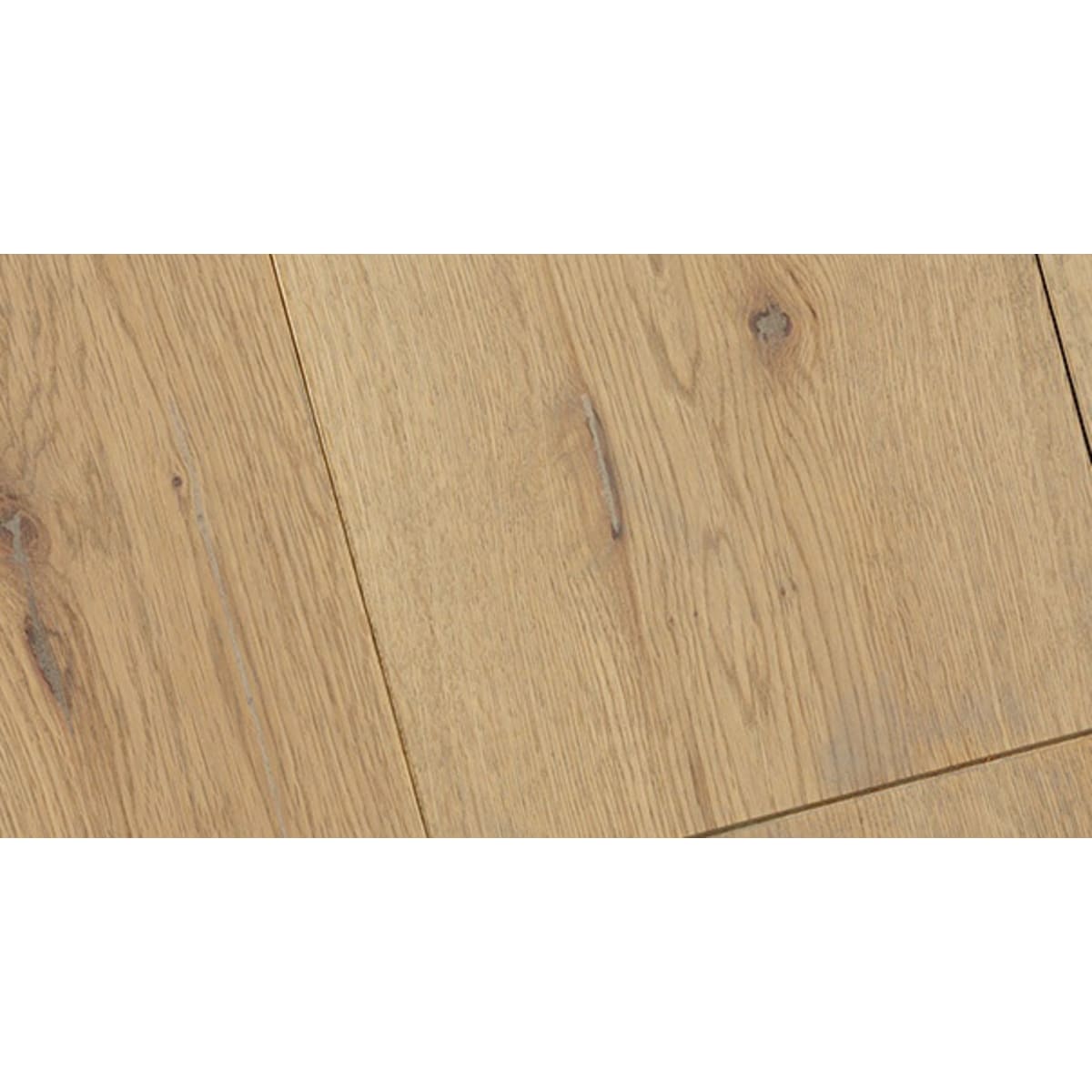 Grey Wash Stained Solid Oak Square Edge Flooring Profile 15mm 2 7m