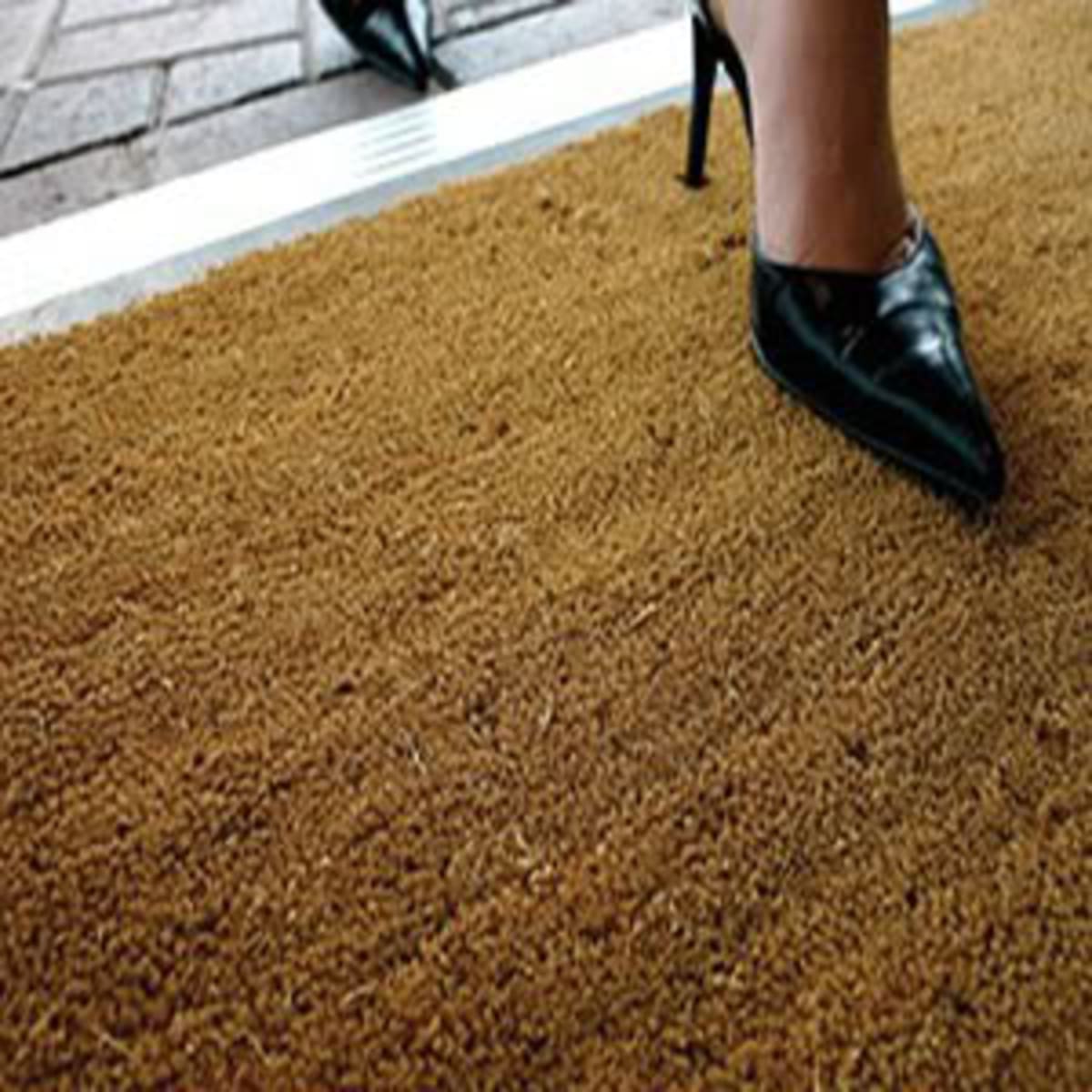 Natural Coir Matting 17mm Roll Finishing Touch