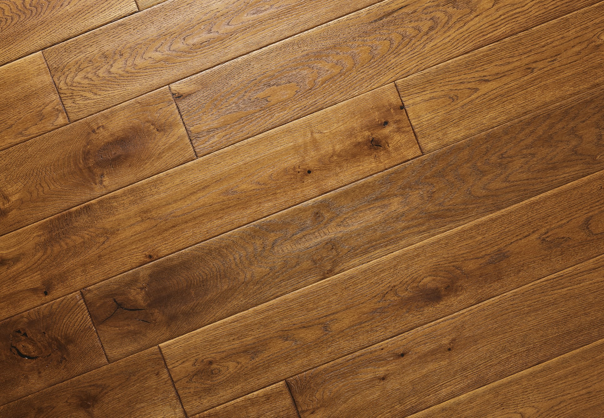 Antique Tuscan Stained Oiled Oak Hand Scraped Hardwood Engineered Wood