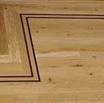 Parquet Insert Strips around a corner