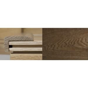 Smoked Oak Multi Stair Nosing Profile Soild Hardwood 2.4m