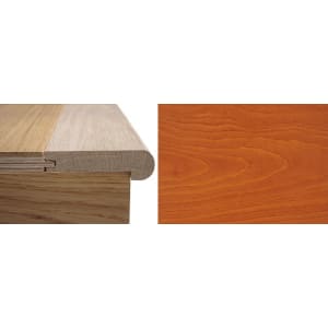 Solid Cherry Stair Nosing Profile Solid Hardwood 12mm 2.4m