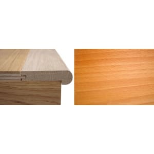 Solid Beech Stair Nosing Profile Solid Hardwood 12mm 2.4m