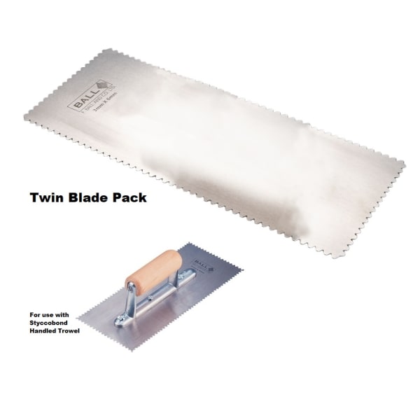 Balls Spare Blades for Professional Trowel Twin Pack
