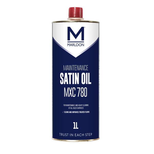 Marldon MXC780 Satin Maintenance Oil Wood Floor Care 1ltr