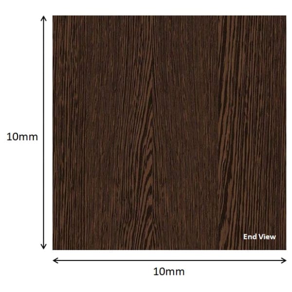 Wenge 10mm Parquet Insert Strip - Image 2