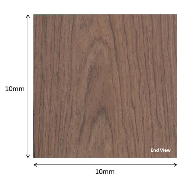 Walnut 10mm Parquet Insert Strip - Image 2
