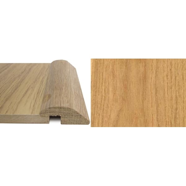 Oak Ramp Bar Flooring Profile 7mm Rebate Solid Hardwood 0.9m