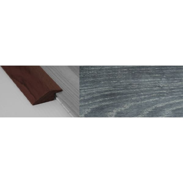 Midnight Mist Stained Solid Oak Ramp Bar Flooring Profile 15mm Rebate 2.7m