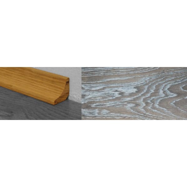 Silver Haze Stained Solid Hardwood Oak Scotia 2.7m for Flooring
