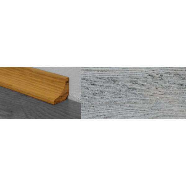 Smokehouse Grey Stained Solid Oak Scotia 2.7m for Flooring