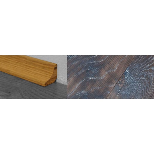Tannery Brown Stained Solid Oak Scotia 2.7m for Flooring