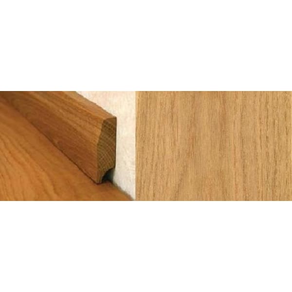Natural Oak Pencil Round Solid Hardwood Skirting 2.4m for Flooring