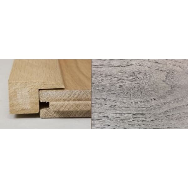 Mushroom Grey Stained Square Edge Solid Hardwood Flooring Profile 1m