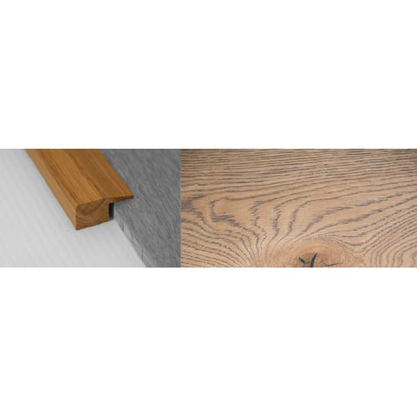 Frozen Umber Stained Solid Oak Square Edge Flooring Profile 15mm 2.7m