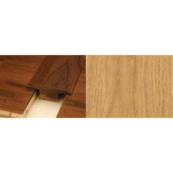 Oak T-Bar Profile Solid Hardwood 15mm Rebate 2.44m
