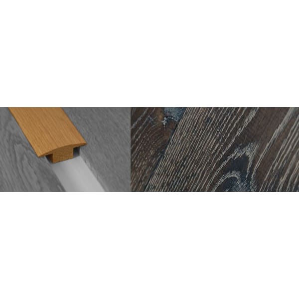 Foundry Solid Oak T-Bar Profile Solid Hardwood 15mm Rebate Solid 2.7m