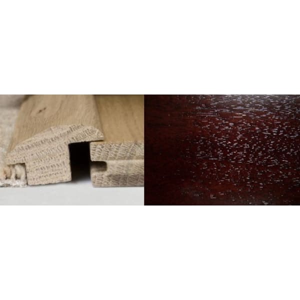 Dark Walnut Wood to Carpet Profile Solid Hardwood 2.4m