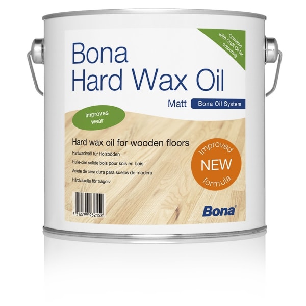Bona (Carls) Hard Wax Wood Flooring Oil SATIN 2.5L