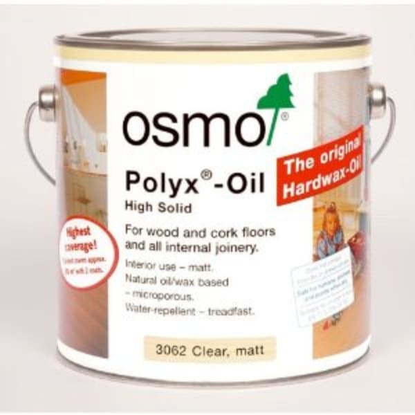 OSMO 3062 ULTRA-MATT  Clear Hard Wax Wood Flooring Oil 10L