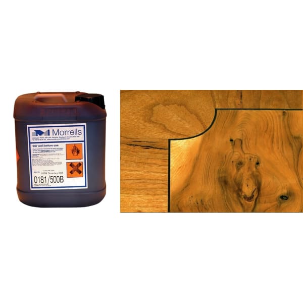 Morrells Light Fast Stain 5L Antique Yew Wood Flooring Stain 0181/100(1L=8m2 per coat)