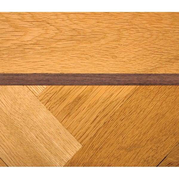 Walnut 22mm Parquet Insert Strip