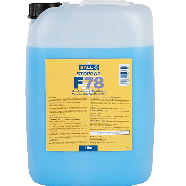Ball F78 Stopgap 1 Coat Rapid Liquid DMP 18kg