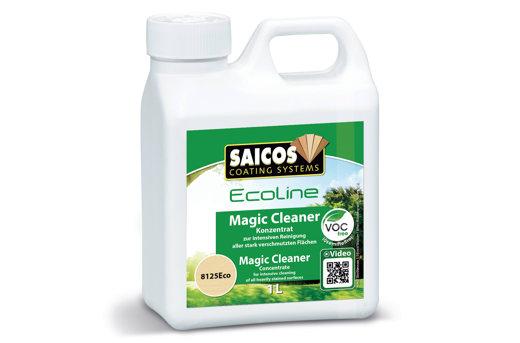 Saicos Wooden Floor Magic Cleaner Concentrate 1L 8125