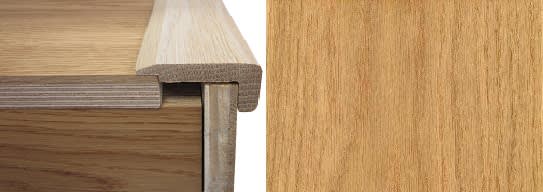 Solid Oak Stair Nosing Profile Solid Hardwood 20mm 0.9m