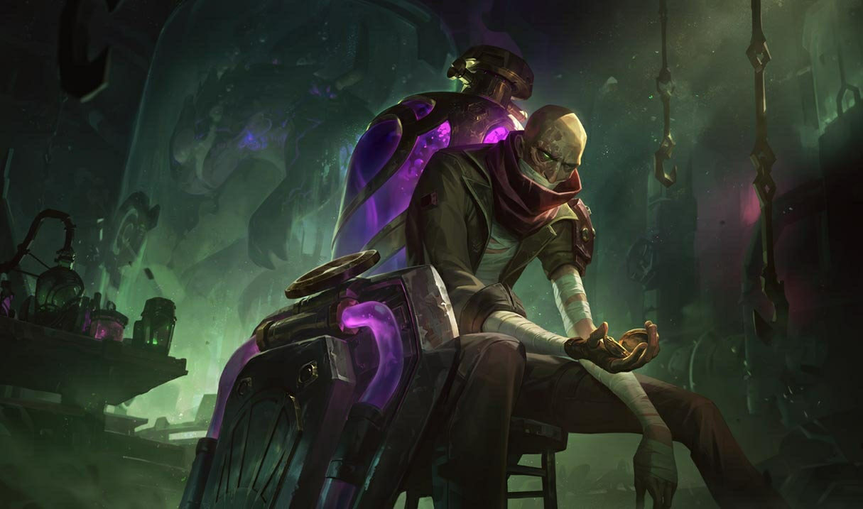 Splash art de Singed