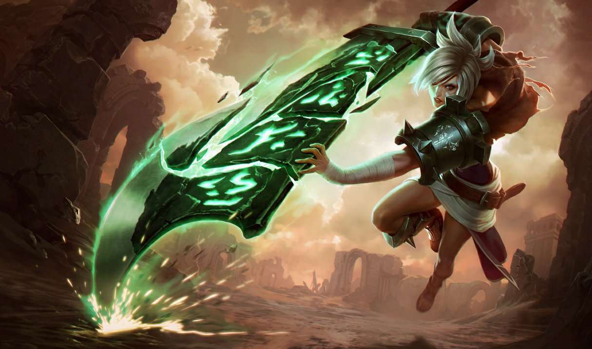 Splash art de Riven