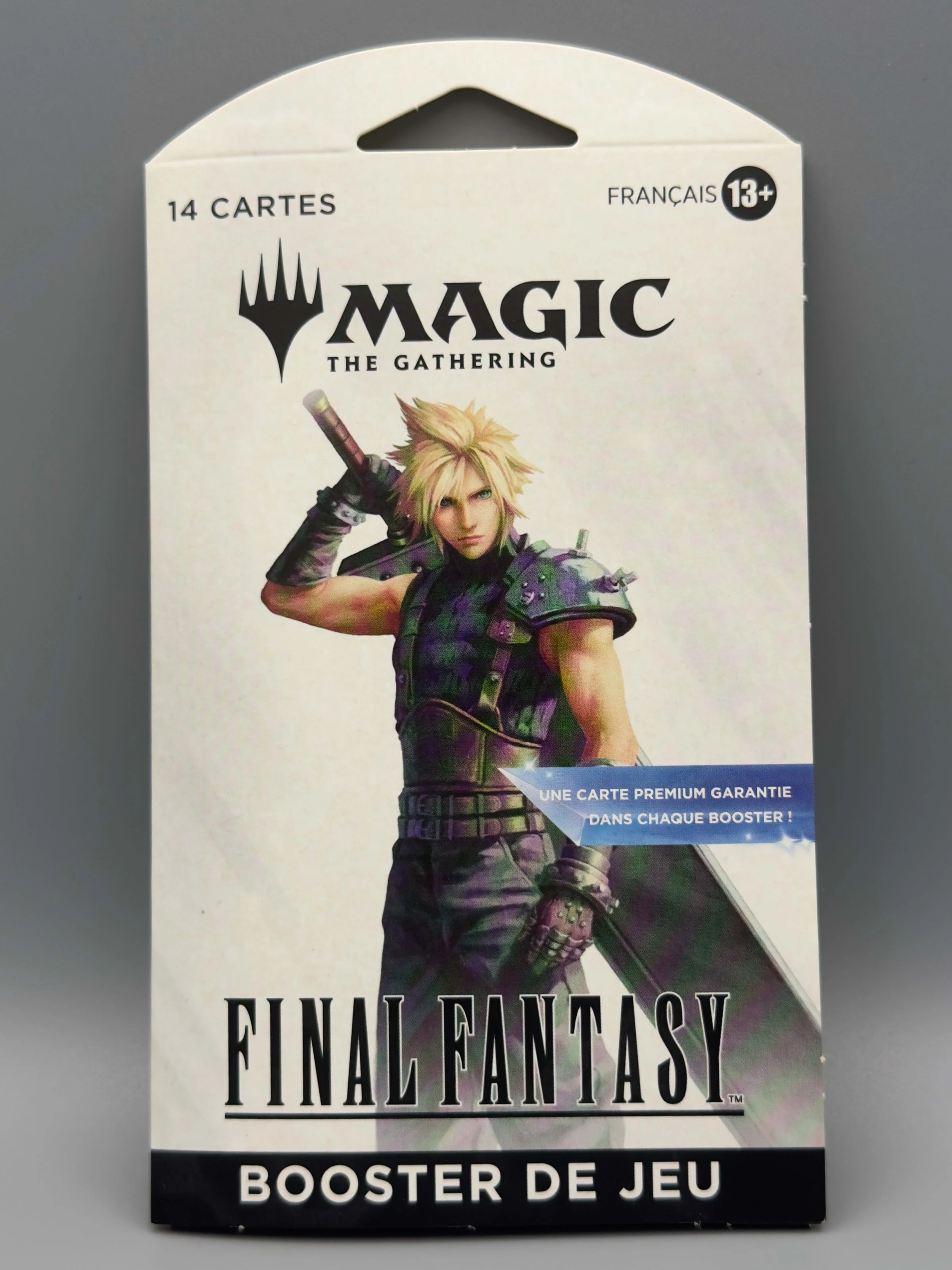 Booster blister Magic: The Gathering – Final Fantasy illustration Cloud Strife (Final Fantasy VII)